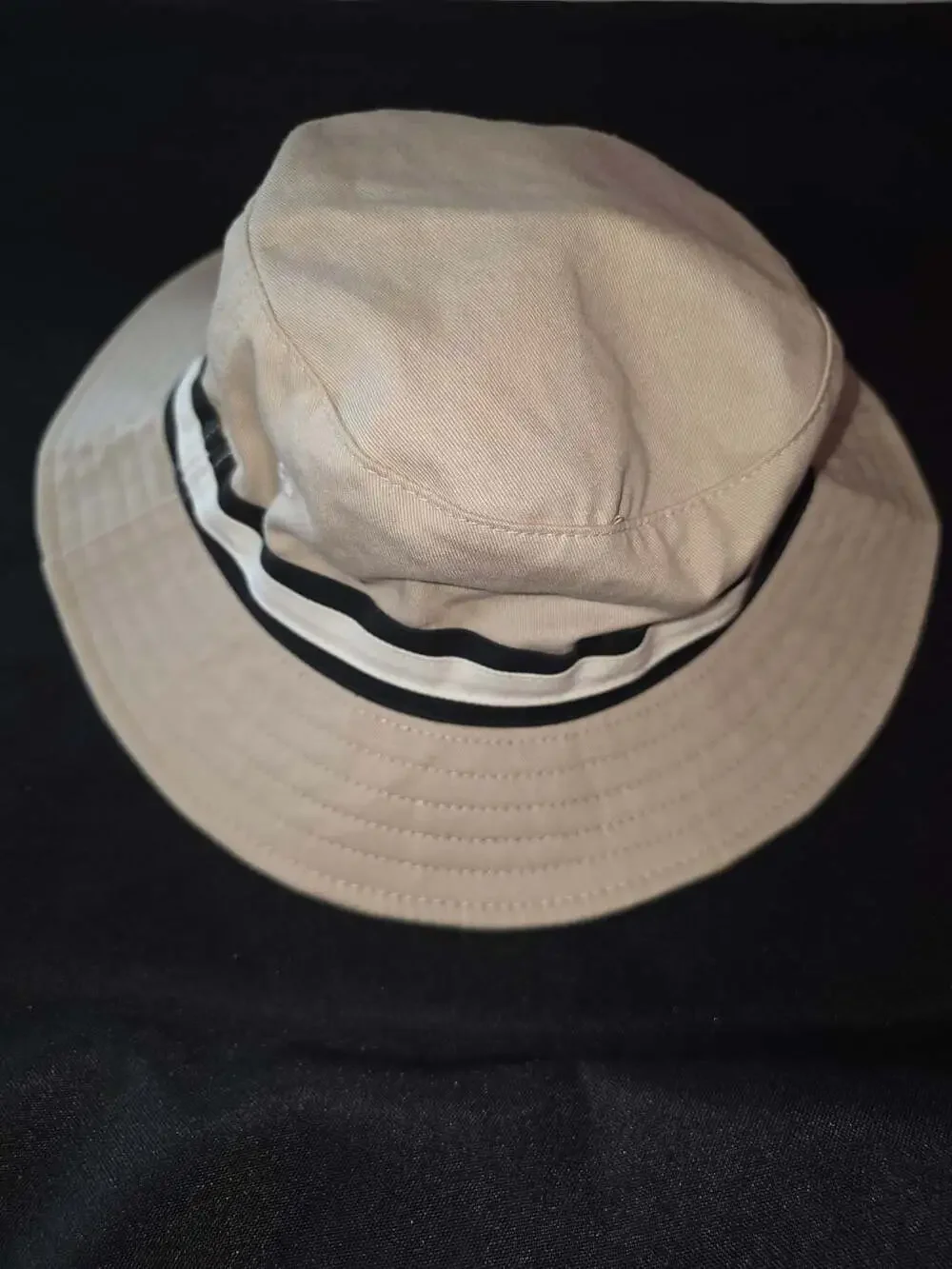 The Nicklaus Pebble Beach Golf Links Tan Cotton Bucket Hat Size S/M